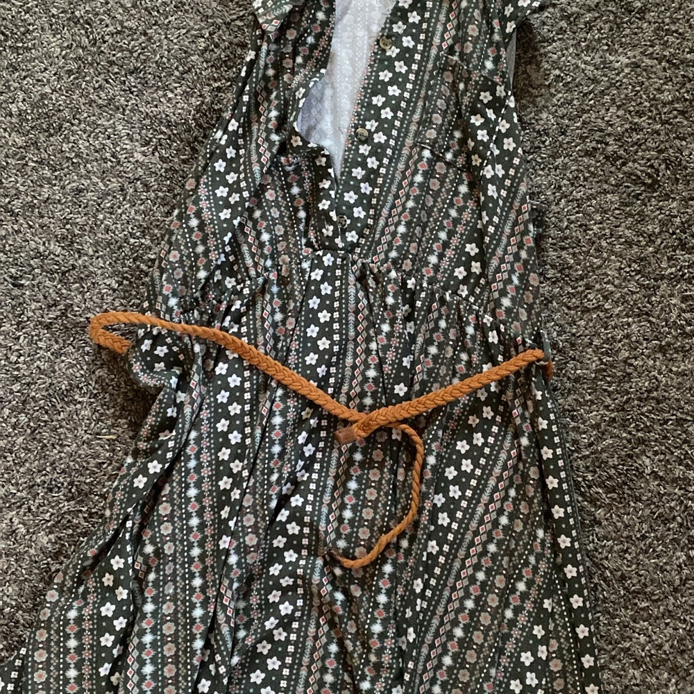 Juniors Button Up Dress